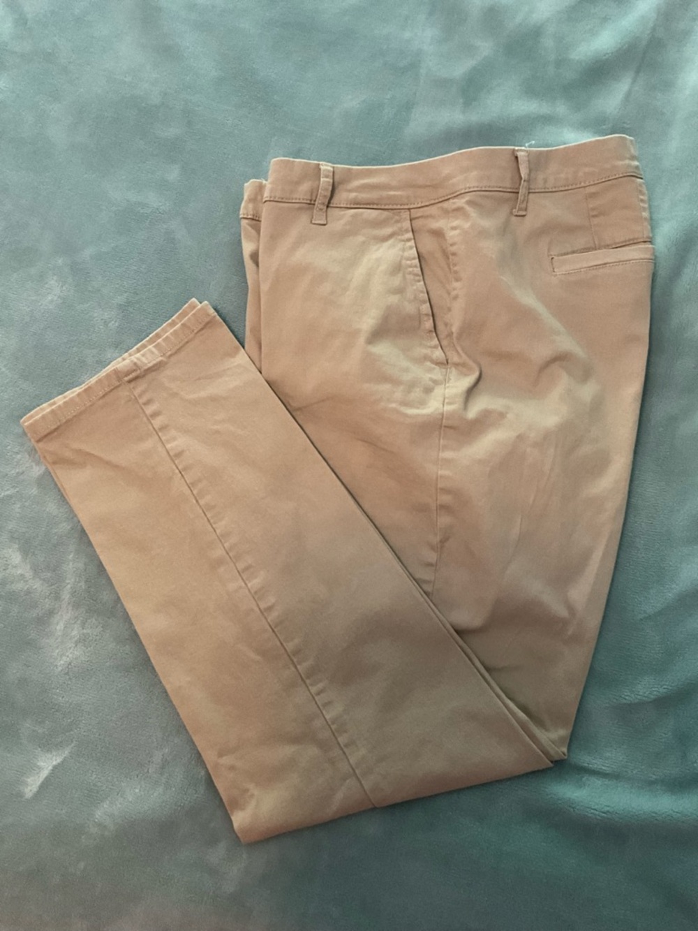 Nautica Women’s Khaki Stretch Chinos in Light Tan